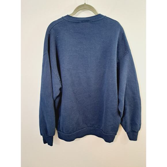 Willow Bay Vintage Women's Navy Snowflake Sweatshirt Size XL Embroidered - Picture 2 of 4